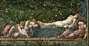 Edward Burne-Jones The Sleeping Beauty from the small Briar Rose series, Germany oil painting artist
